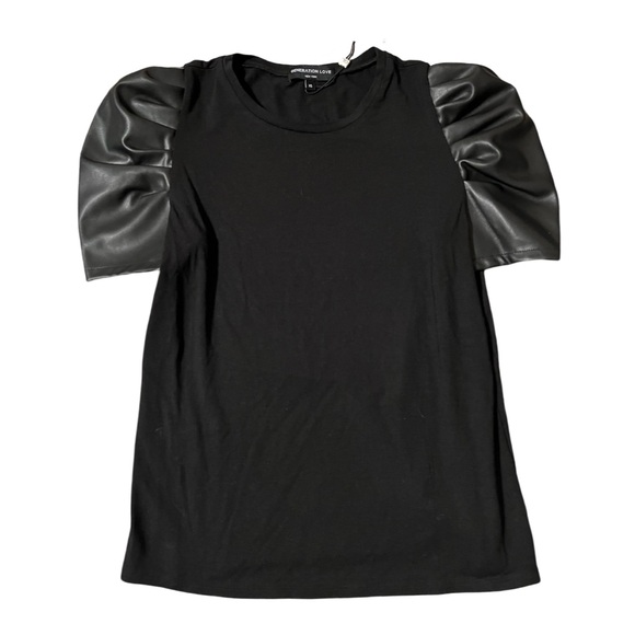 Generation Love Penny Vegan Top in Black - NWT - Picture 2 of 3
